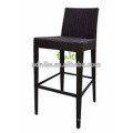 Meuble de bar cloué chaise haute pour adultes + fauteuil en rotin